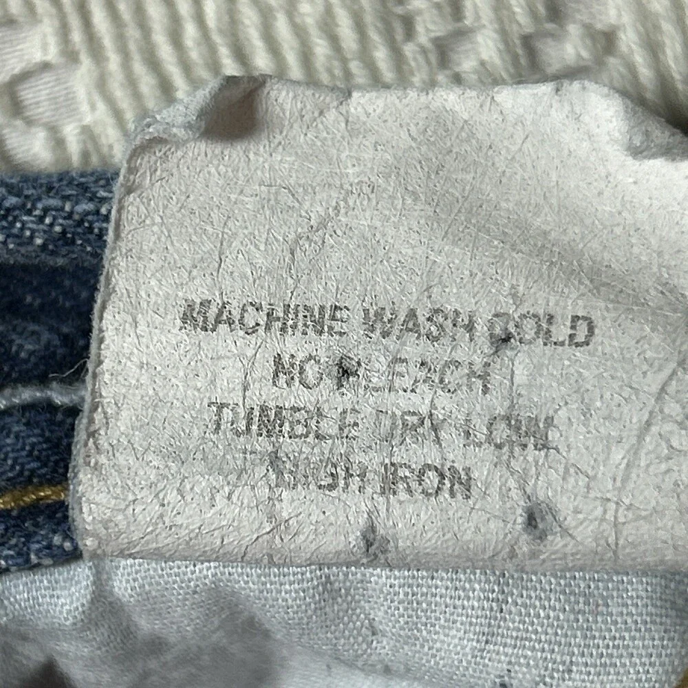 Division E Mens Distressed Embroidered Jeans Size 40x34 Los Angeles, USA Trend